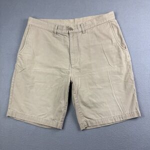 Patagonia Shorts Mens 35 Beige Flat‎ Front Organic Cotton Lightweight Outdoors